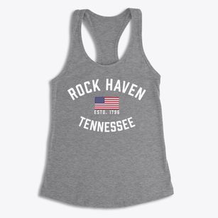 Rock Haven Tennessee Patriot Women's Racerback Tank