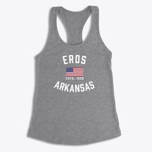 Eros Arkansas Patriot Women's Racerback Tank