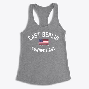 East Berlin Connecticut Patriot Women's Racerback Tank