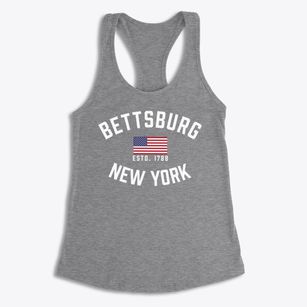 Bettsburg New York Patriot Women's Racerback Tank
