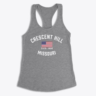 Crescent Hill Missouri Patriot Women's Racerback Tank
