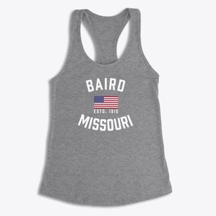 Baird Missouri Patriot Women's Racerback Tank