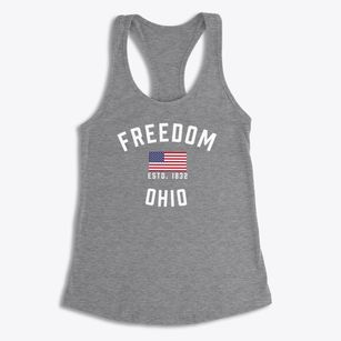 Freedom Ohio Patriot Women's Racerback Tank