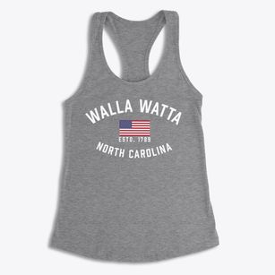 Walla Watta North Carolina Patriot Women's Racerback Tank