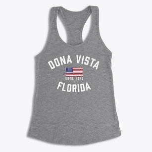 Dona Vista Florida Patriot Women's Racerback Tank