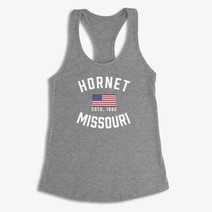 Hornet Missouri Patriot Women's Racerback Tank