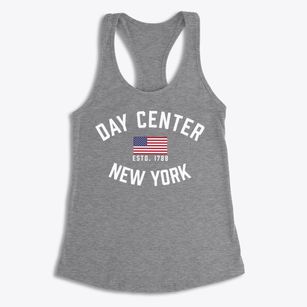 Day Center New York Patriot Women's Racerback Tank