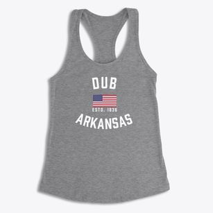 Dub Arkansas Patriot Women's Racerback Tank