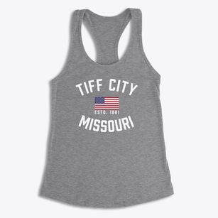 Tiff City Missouri Patriot Women's Racerback Tank