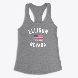 Ellison Nevada Patriot Women's Racerback Tank
