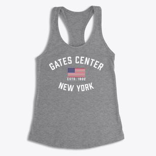 Gates Center New York Patriot Women's Racerback Tank