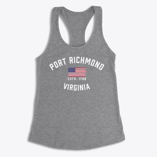 Port Richmond Virginia Patriot Women's Racerback Tank