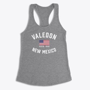 Valedon New Mexico Patriot Women's Racerback Tank