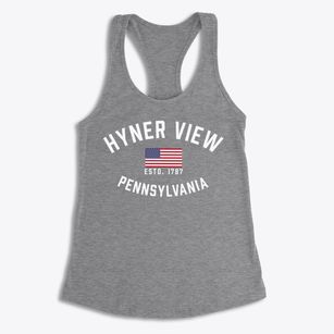 Hyner View Pennsylvania Patriot Women's Racerback Tank