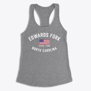Edwards Fork North Carolina Patriot Women's Racerback Tank