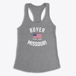Boyer Missouri Patriot Women's Racerback Tank