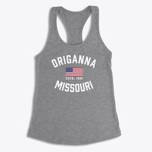 Origanna Missouri Patriot Women's Racerback Tank