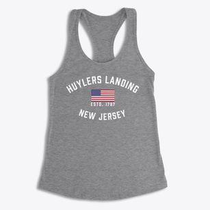 Huylers Landing New Jersey Patriot Women's Racerback Tank