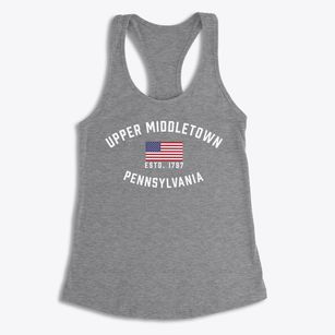 Upper Middletown Pennsylvania Patriot Women's Racerback Tank