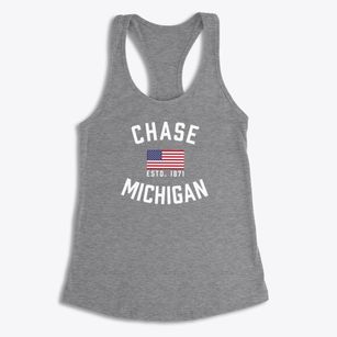 Chase Michigan Patriot Women's Racerback Tank