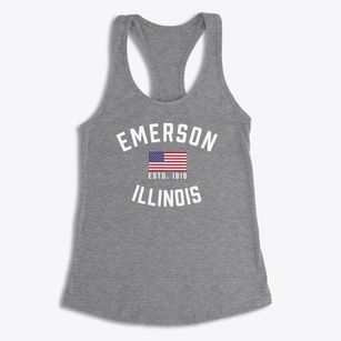 Emerson Illinois Patriot Women's Racerback Tank