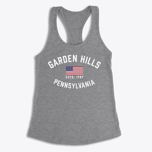 Garden Hills Pennsylvania Patriot Women's Racerback Tank
