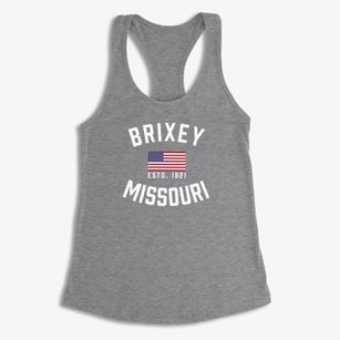 Brixey Missouri Patriot Women's Racerback Tank