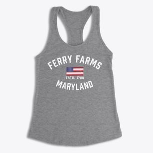 Ferry Farms Maryland Patriot Women's Racerback Tank