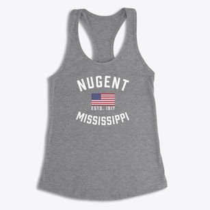Nugent Mississippi Patriot Women's Racerback Tank