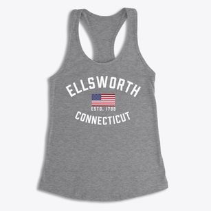 Ellsworth Connecticut Patriot Women's Racerback Tank