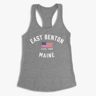 East Benton Maine Patriot Women's Racerback Tank