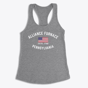 Alliance Furnace Pennsylvania Patriot Women's Racerback Tank