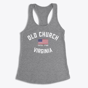 Old Church Virginia Patriot Women's Racerback Tank