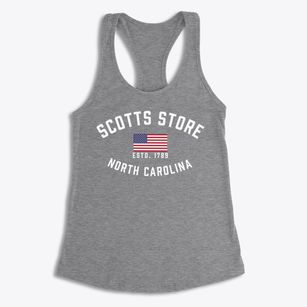 Scotts Store North Carolina Patriot Women's Racerback Tank