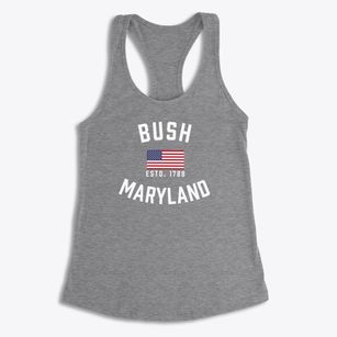 Bush Maryland Patriot Women's Racerback Tank
