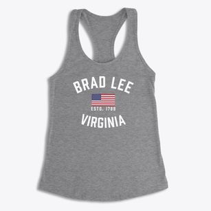 Brad Lee Virginia Patriot Women's Racerback Tank