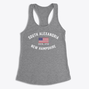 South Alexandria New Hampshire Patriot Women's Racerback Tank