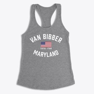 Van Bibber Maryland Patriot Women's Racerback Tank