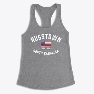 Russtown North Carolina Patriot Women's Racerback Tank