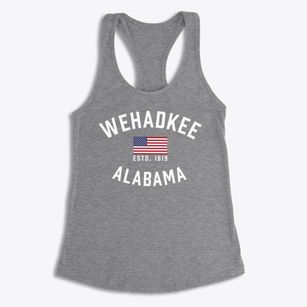 Wehadkee Alabama Patriot Women's Racerback Tank