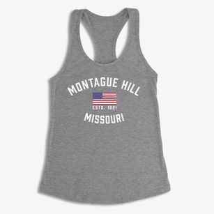 Montague Hill Missouri Patriot Women's Racerback Tank