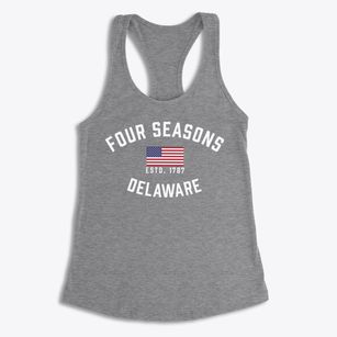 Four Seasons Delaware Patriot Women's Racerback Tank