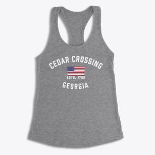 Cedar Crossing Georgia Patriot Women's Racerback Tank