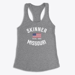 Skinner Missouri Patriot Women's Racerback Tank