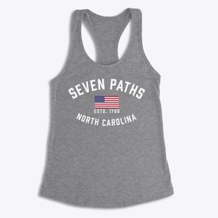 Seven Paths North Carolina Patriot Women's Racerback Tank
