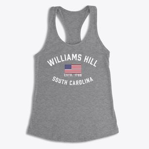 Williams Hill South Carolina Patriot Women's Racerback Tank
