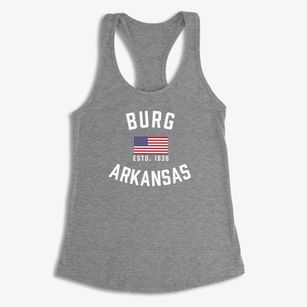 Burg Arkansas Patriot Women's Racerback Tank