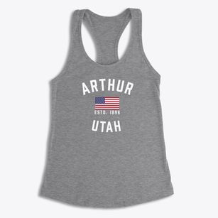 Arthur Utah Patriot Women's Racerback Tank