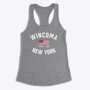 Wincoma New York Patriot Women's Racerback Tank