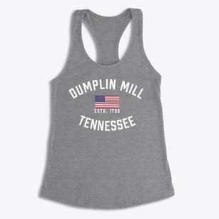 Dumplin Mill Tennessee Patriot Women's Racerback Tank